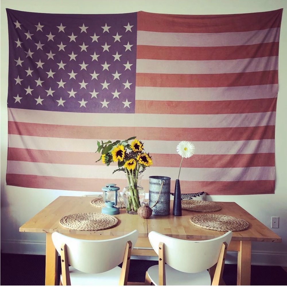 Urban Outfitters American Flag Wall Tapestry
